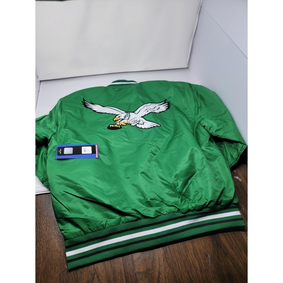 Philadelphia Eagles Mens NFL Bomber Jacket Size Medium NWT - Picture 7 of 8